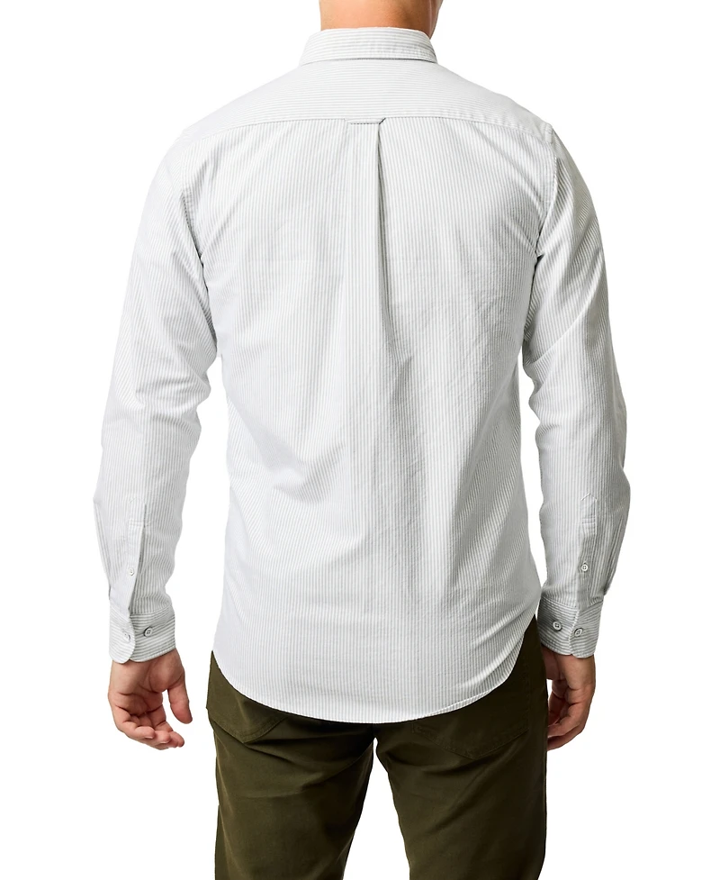 Rodd & Gunn Men's Oxford Stripe Long Sleeve Sports Fit Shirt