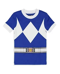 Power Rangers Boys' Character 2 Piece Tight Fit Kids Pajama Short Lounge Set