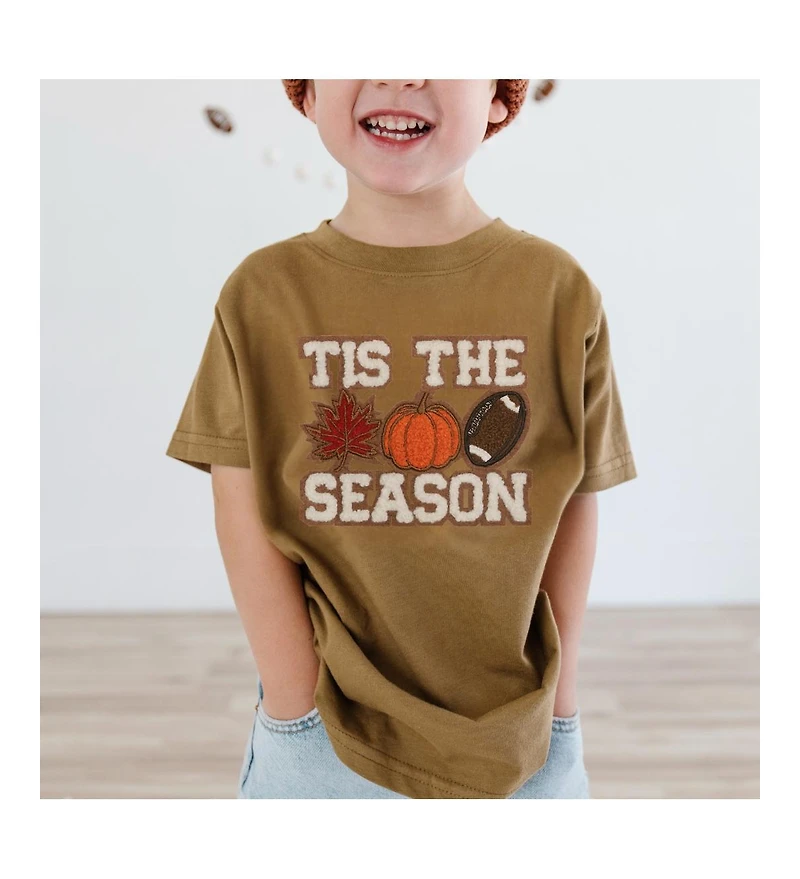 Sweet Wink Little and Big Boys Tis The Season Pumpkin Patch Short Sleeve T-Shirt