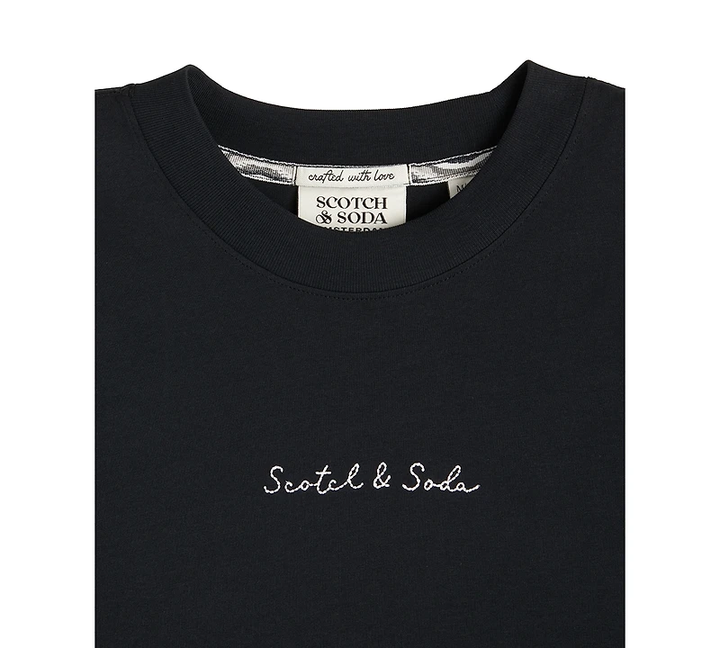 Scotch & Soda Men's Oversized Short Sleeve Graphic T-Shirt