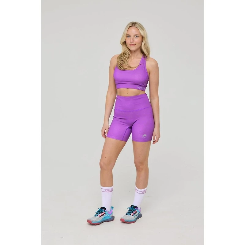 Oosc High Support Elite Crossback Sports Bra - Purple