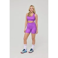 Oosc High Support Elite Crossback Sports Bra - Purple