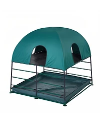 JumpKing Climbing Den with Ball Pit – Multi-Level Play Structure for Imaginative & Active Play (Climbing Den Only)