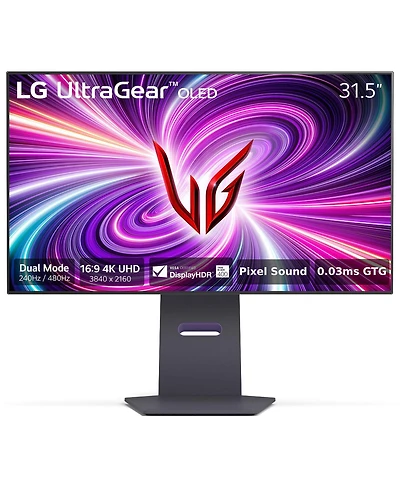 Lg UltraGear 32GS95UE-b 32" 16:9 Dual Mode 4K Uhd 240Hz & Full Hd 480Hz Oled Hdr Gaming Monitor