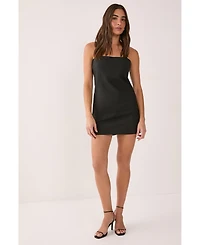 Nasty Gal Women's Cutwork Side Tailored Strappy Mini Dress