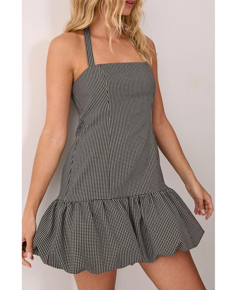 Nasty Gal Women's Structured Puffball Bandeau Mini Dress