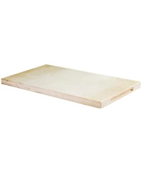 Kupo 20x12x1" Wooden Apple Box, Pancake, Natural