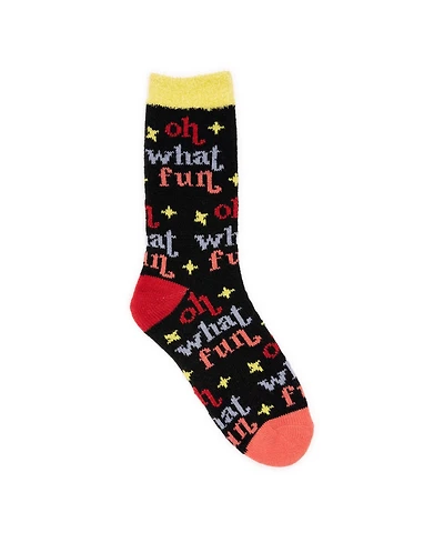 Muk Luks Tall Holiday Double Layer Socks