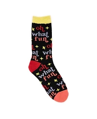 Muk Luks Tall Holiday Double Layer Socks