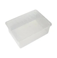 Basicwise Plastic Storage Container, Shoe box