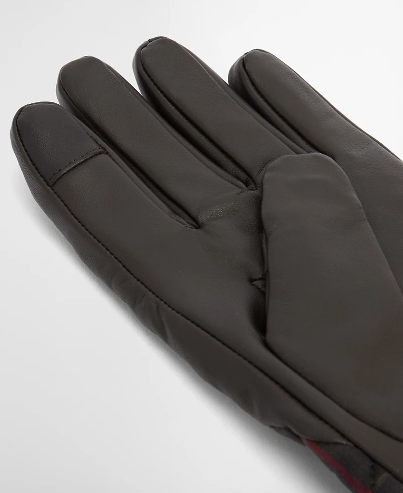 Barbour Men's Darwen Quilted Tartan Gloves
