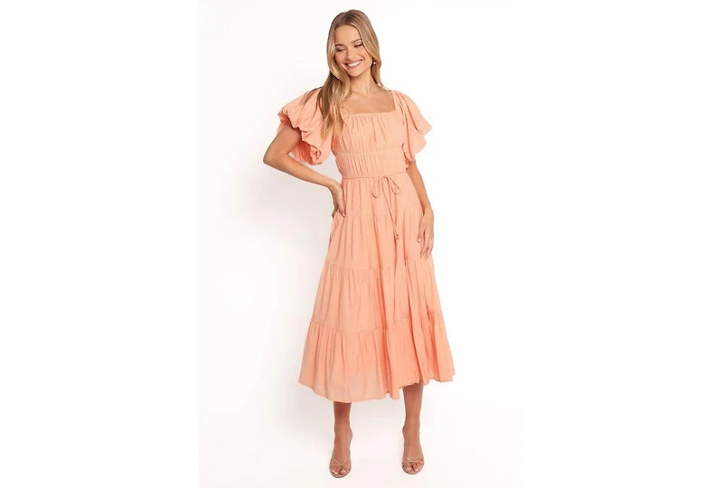Petal and Pup Women's Julie Off Shoulder Midi Dress