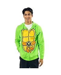 Teenage Mutant Ninja Turtles Michelangelo Long Sleeve Men's Green Cosplay Hoodie-xl