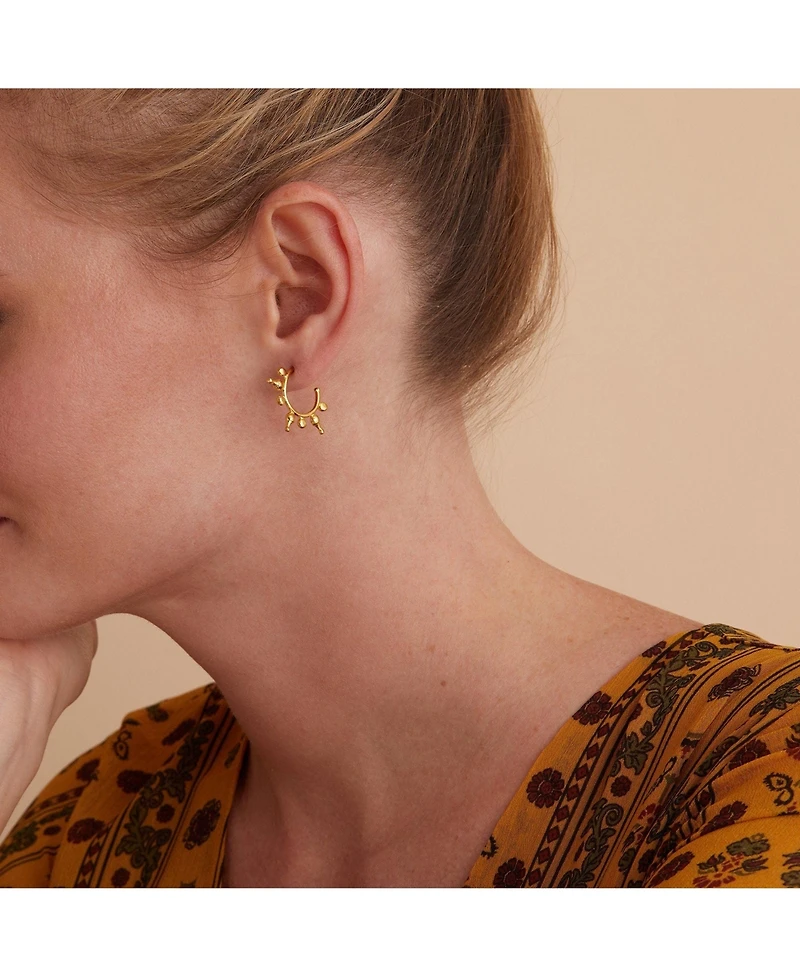 Ottoman Hands Jale Hoop Earrings