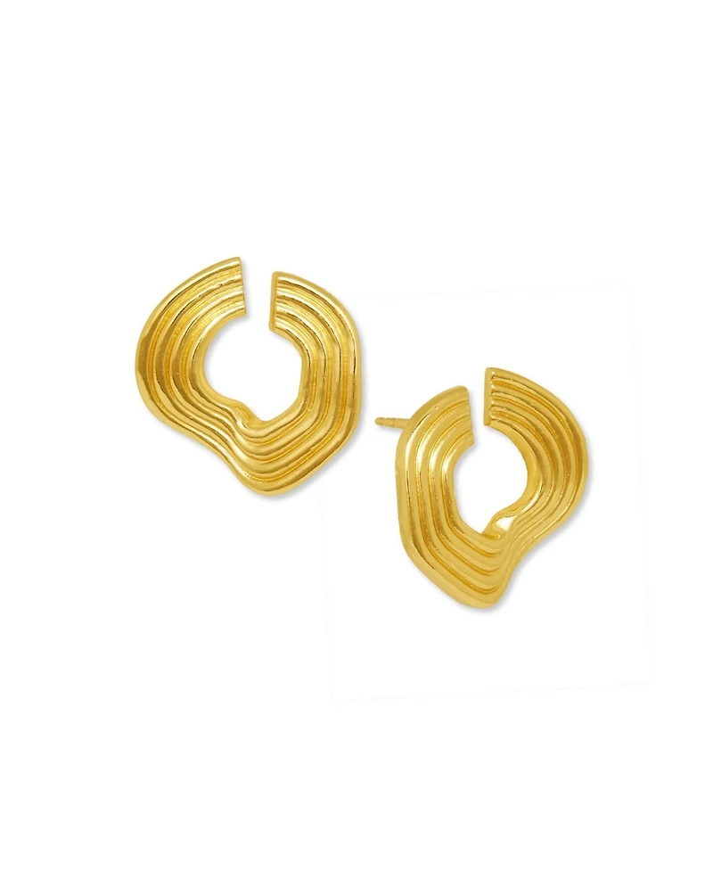 Ottoman Hands Nara Wave Stud Earrings