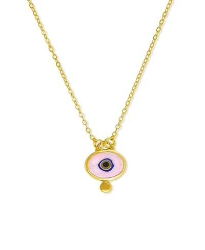 Ottoman Hands Alara Evil Eye Pendant Necklace