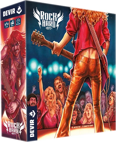Devir Rock Hard 1977 Board Game