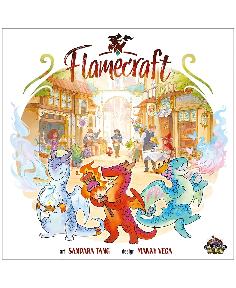 Lucky Duck Games Flamecraft Dragon Placement Game