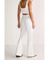 Nasty Gal Women's Star Diamante Tailored Flare Trousers