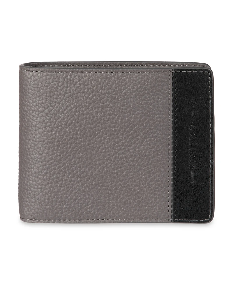 Cole Haan Men's Rfid Two-Tone Pebbled Leather Slimfold Wallet
