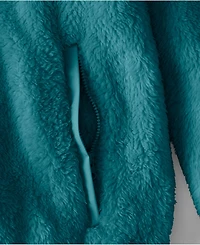 Lands' End Plus Half Zip Cozy High Pile Fleece Pullover