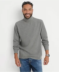 Lands' End Men's Long Sleeve Waffle Turtle Neck