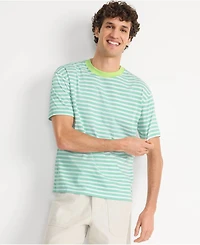 Lands' End Men's Short Sleeve Super-t Crew Relaxed Fit Tee