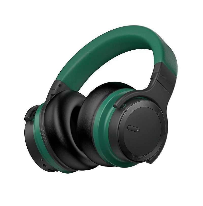Bluetooth Headphone Active Noise Cancelling Wireless E7 MDPro Green