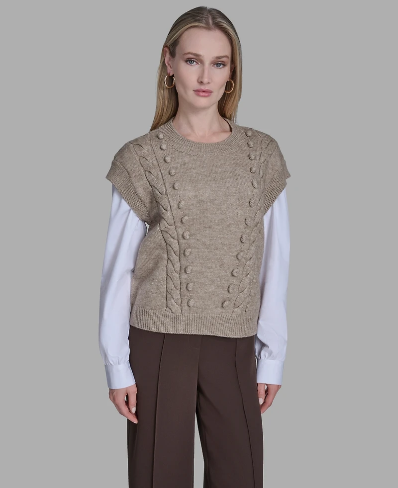 Bcbg Women's Pull-On Sweater Vest