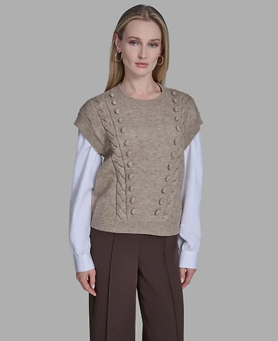 Bcbg Women's Pull-On Sweater Vest