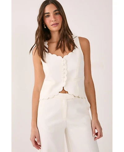 Nasty Gal Women's Button Front Tailored Waistcoat