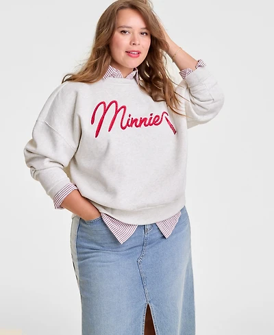 Disney | Macy's Plus Minnie Mouse Sweatshirt Embellished with Crystals by Swarovski, Exclusive