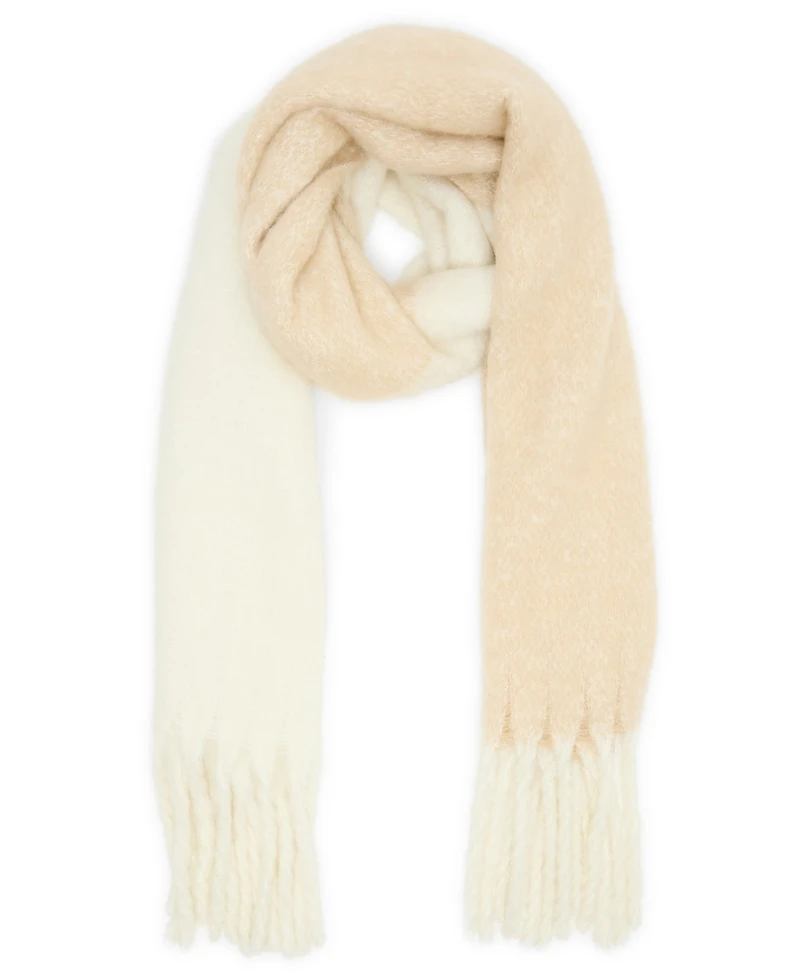 Steve Madden Women's Fringe Lofty Two-Tone Scarf