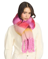 Steve Madden Women's Varsity Striped Fringe Scarf