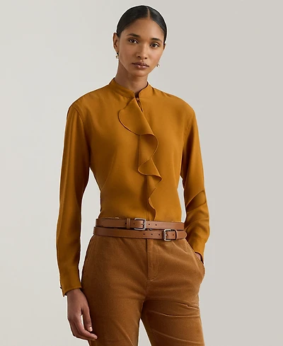 Lauren Ralph Women's Ruffle-Trimmed Tunic