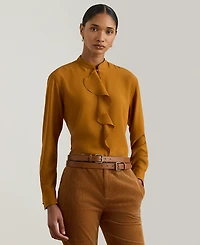 Lauren Ralph Women's Ruffle-Trimmed Tunic