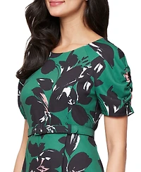 Sl Fashions Women's Printed A-Line Dress