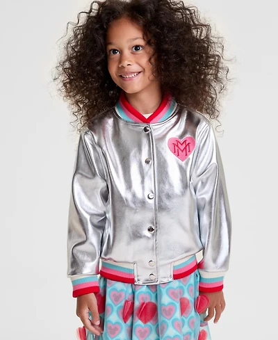 Disney | Macy's Girls 2T-6X Minnie Mouse & Daisy Duck Faux Leather Jacket, Exclusive