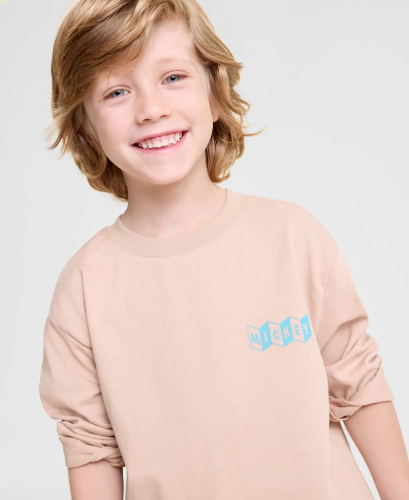 Disney | Macy's Boys 2T-7 Mickey Mouse Long-Sleeve Tee, Exclusive