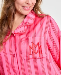 Disney | Macy's Plus Minnie Mouse Satin Pajamas Sleep Set, Exclusive