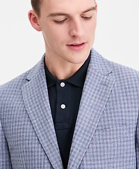 Tommy Hilfiger Men's Modern-Fit Blue Check Blazer