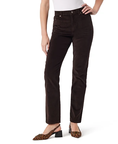 Gloria Vanderbilt Women's Amanda Cord Casual Pants, Regular & Short