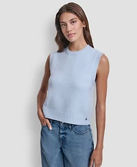 Dkny Jeans Women's Sleeveless Vest Sweater