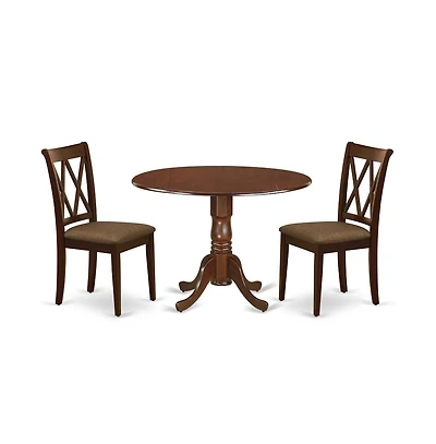 East West Furniture Dining Room Set Mahogany