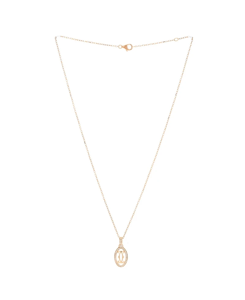 Pre-Owned Cartier Double C de Cartier Pendant Necklace