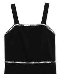 Speechless Big Girls Maxi Length Sleeveless Square Neck Jumpsuit