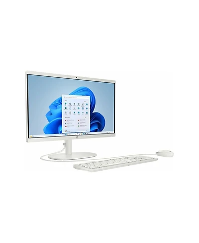 Hp 22-dg0440 21.45" Full Hd All-in-One Desktop Computer, Intel N200 1.0GHz, 8GB Ram, 512GB Ssd, Windows 11 Home, Cashmere White