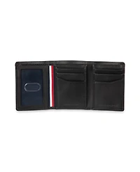 Tommy Hilfiger Men's Hidden Zipper Trifold Rfid Wallet