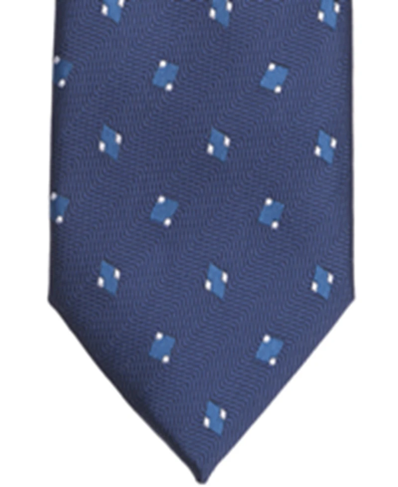 Alfani Men's Arctic Neat Printed Slim Tie, Macy's Exclusive