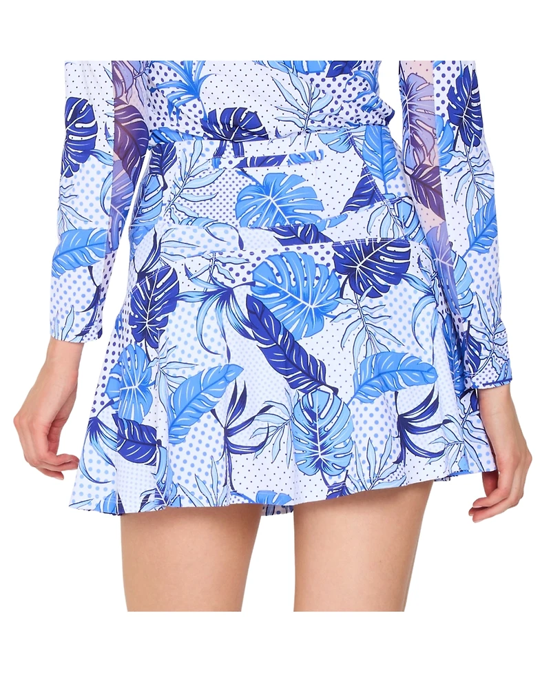G Lifestyle Back Yoke Ruffle Skort
